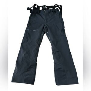 Spyder Taos Shell Pants Men’s Large Black Waterproof Ski Snowboard Bib Pants
